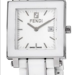 Fendi Ladies ceramic white watch